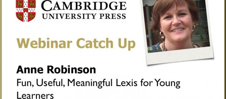 Anne Robinson Cambridge University Press